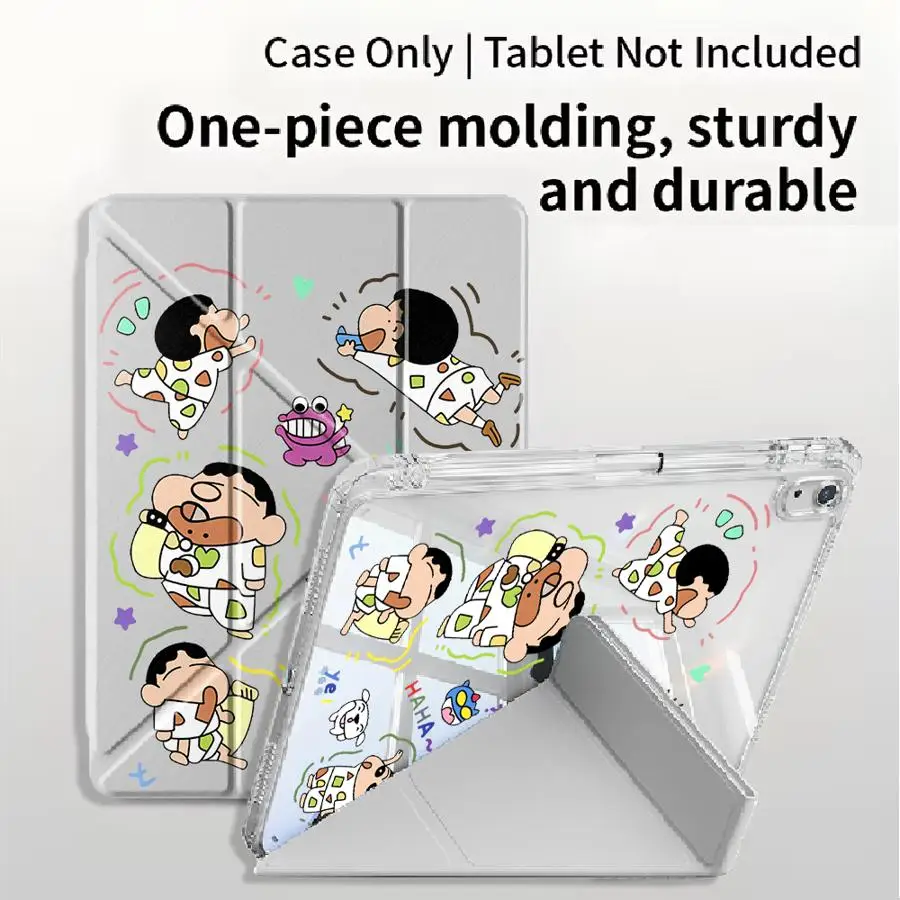 

Holder Cover Tablet Case For iPad 11th 10th 9th 8th 7th 12.9inch Mini 6 7 Pro 2025 Air 4 5 M3 M2 M4 11inch Y-Fold Shins-chans
