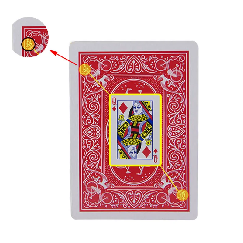 New Secret Marked Poker Cards See Through Playing Cards Magic Toys simple but unexpected Magic Tricks