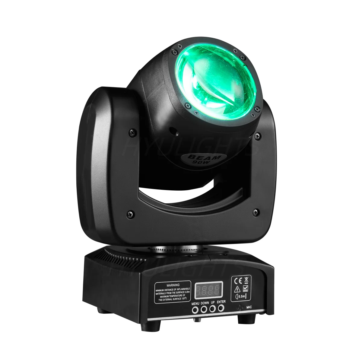 2er-Set Mini LED Moving Head Scheinwerfer 90W RGBW 4in1 Superhelle DJ DMX Steuerbare Disco Flash Strobe Wash Bühneneffekte – Detail 2