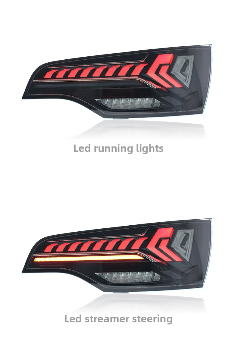 Car Tail Light For Audi Q7 2006-2015 Rear Lamp LED Lights Turn Signal Brake Reversing Fog Light Car Accessories Plug And Play 3