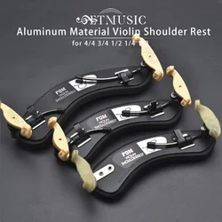 FOM Aluminum Material Violin Shoulder Rest ME-051/052/053 for 1/2 1/4 1/8 3/4 4/4 Fiddle Violin Accessories