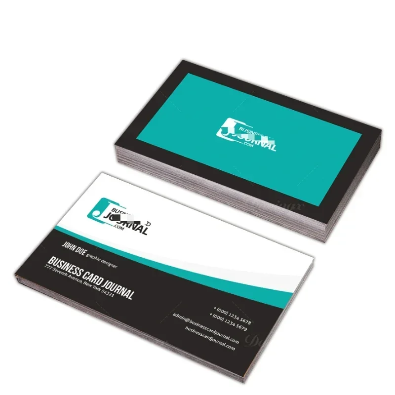 1000PCS Personalized Business Card 300gsm Paper Free Custom Design LOGO Printing QR Code Tws Sides Printted