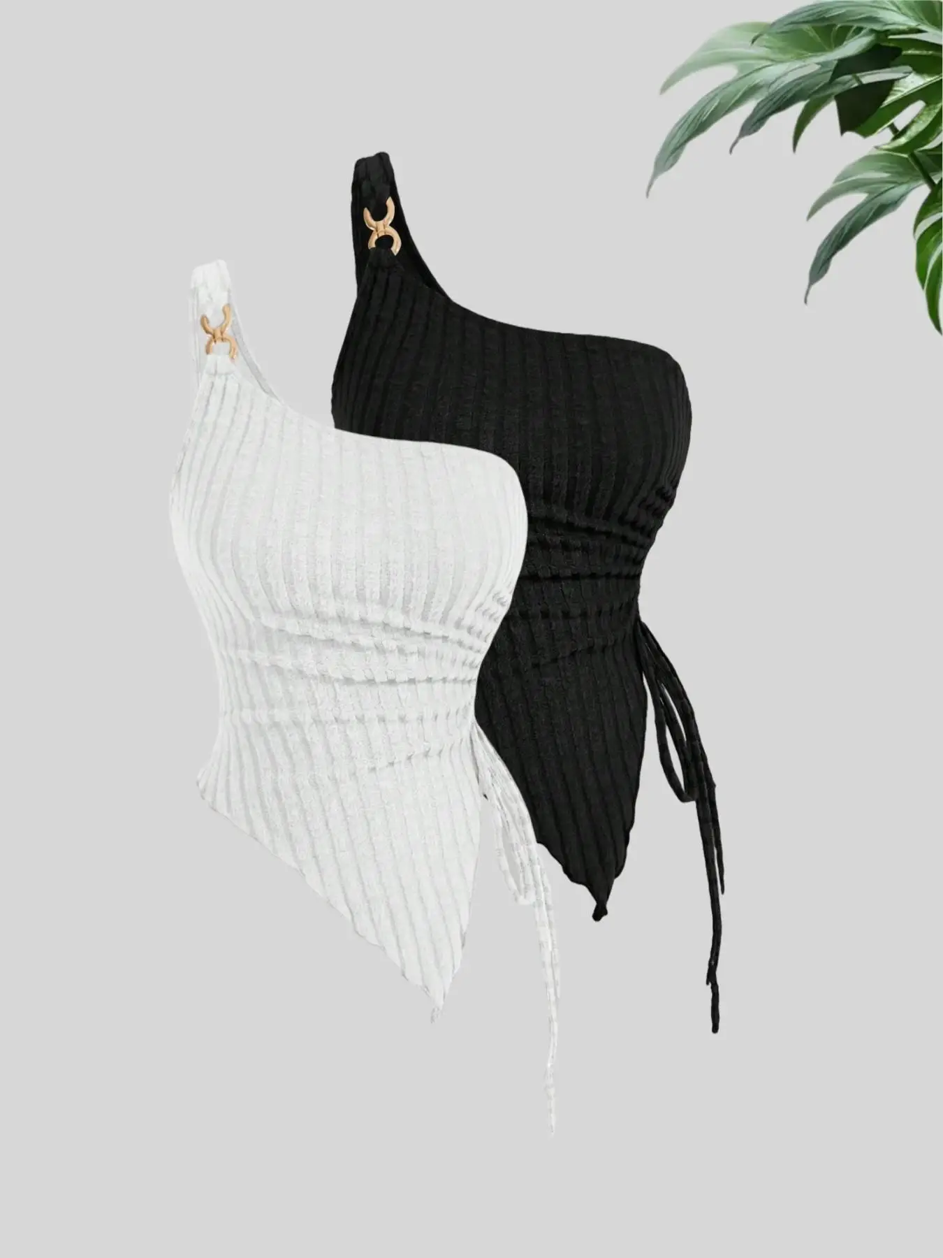 

Женский модный короткий топ с открытыми плечами, комплект из двух предметов, вязаный однотонный топ из полиэстера с открытыми плечами