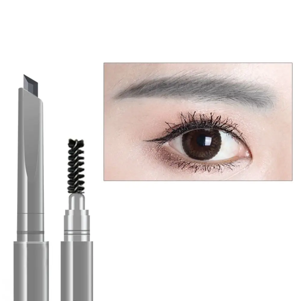 Waterproof Double Heads Eyebrow Pencil Sweatproof Long-lasting Eyebrow Brush Non-Smudged No Decolorization Eyebrow Pen Makeup