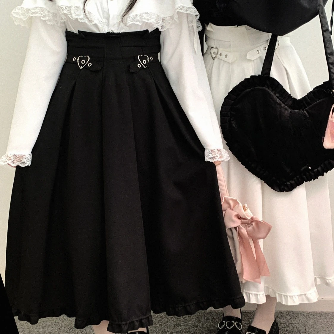 

Y2k Эстетическая милая юбка с высокой талией для девочек, женская однотонная уличная плиссированная юбка, готическая Jk Harajuku, летняя юбка трапециевидной формы в стиле гранж