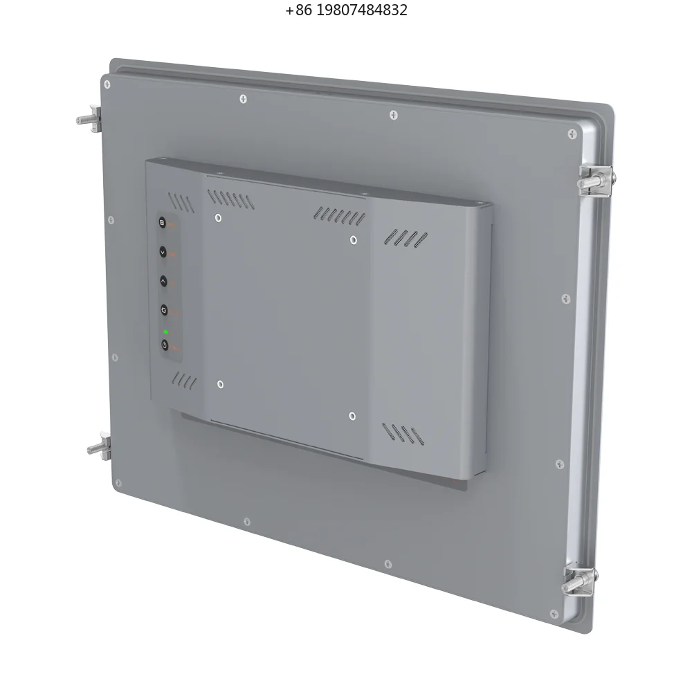 All-Aluminum Tempered Glass Construction Fanless Design Stable Embedded Industrial Touchscreen Capacitive IPS USB Ports