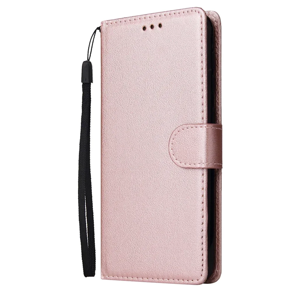 5X*Solid Color Leather Case Anti-fall Wallet Flip Phone Case For SAMSUNG GALAXY A70E A71 A710 A7 A73 A750 A7 A750F 2018 2016