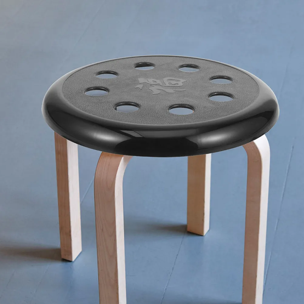 2Pcs Stool Cover Smooth Plastic Seat Protector Heavy Duty Round Chair Replacement Bar Stool Accessory Round Chair Seating Part view 4
