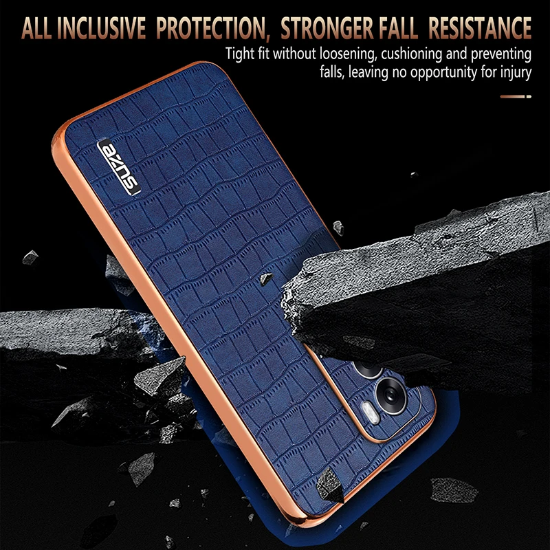 Luxury Fashion Crocodile Pattern Electroplating Design PU Leather Phone Case For OPPO Reno 14 Pro 13 Reno 12 12Pro 5G Back Cover