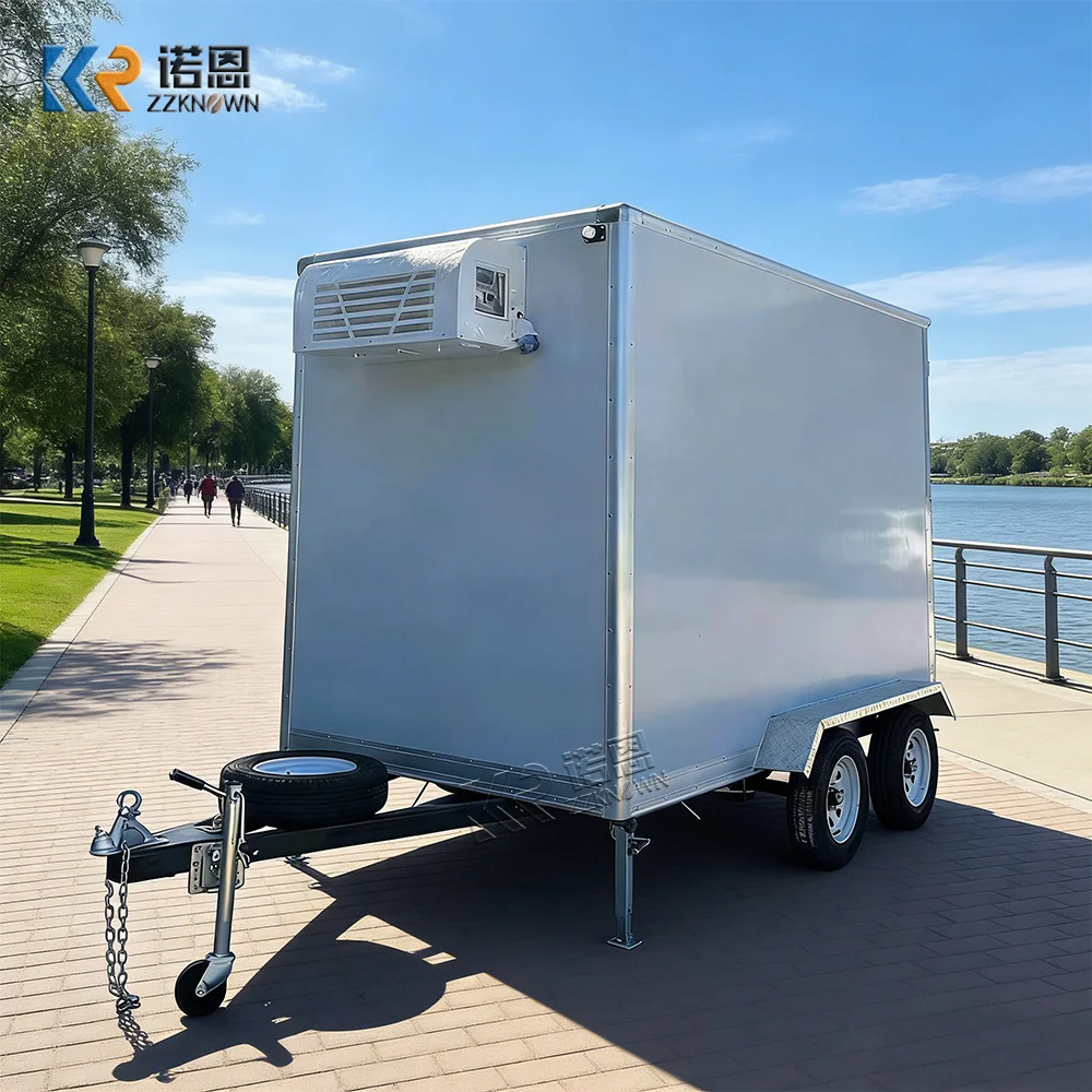 Premium Refrigerated Truck Heavy Duty Reefer Truck Efficient Cold Chain Freezer Transport Trailer With Cooling System
