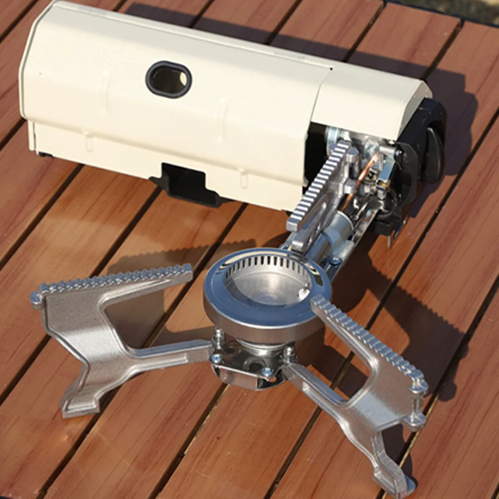 Manufacturer's Portable folding Mini Gas Stoves Ultralight Windproof New Design Outdoor Camping Equipment Cooking Picnics Travel