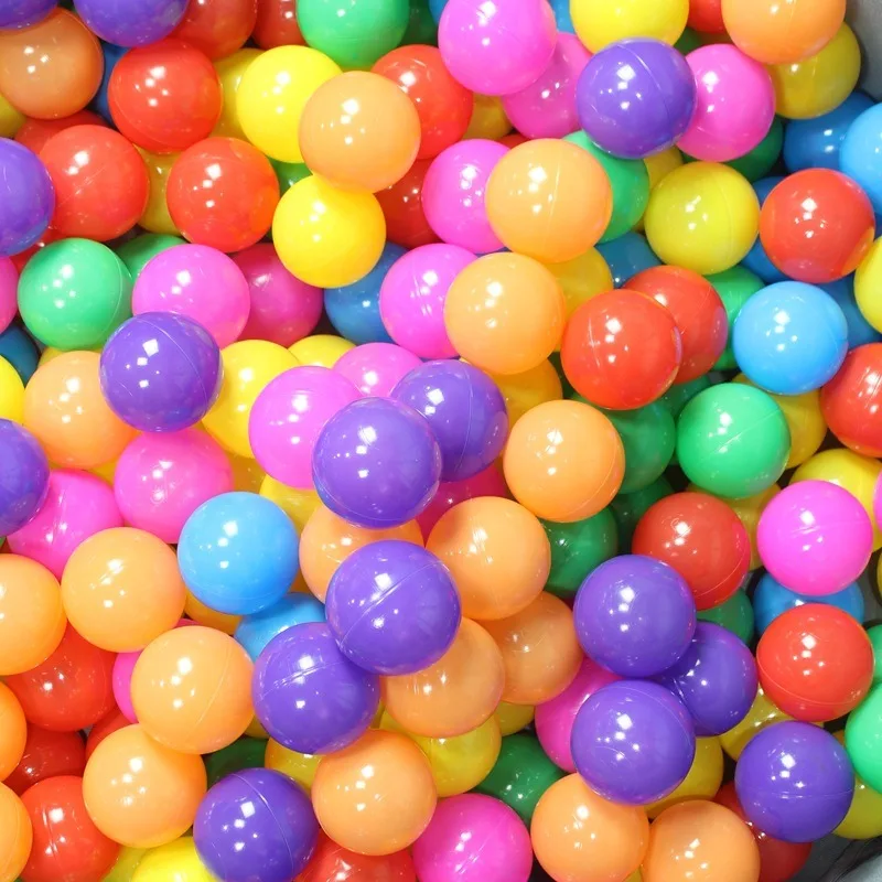 

100Pcs Outdoor Sport Ball Colorful Soft Water Pool Ocean Wave Ball Baby Children Funny Toys Eco-Friendly Stress Air Ball 5.5cm