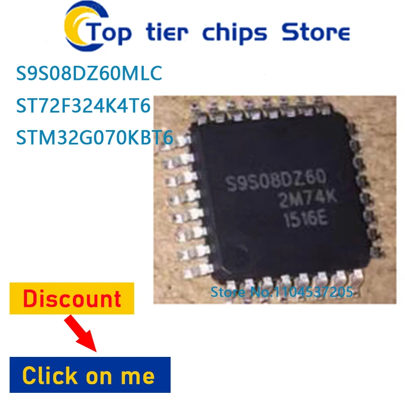 10PCS~5PCS/LOT  S9S08DZ60MLC ST72F324K4T6 STM32G070KBT6 QFP 100% NEW