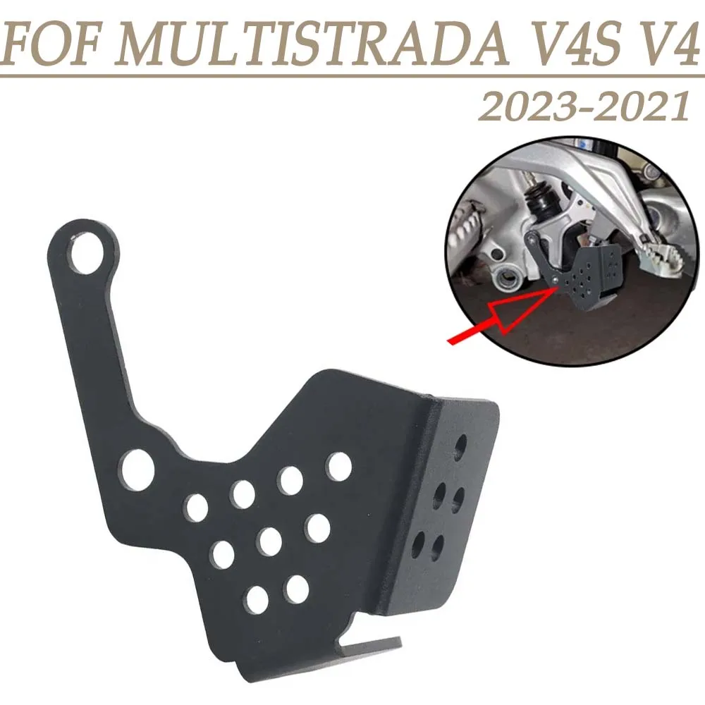 

For DUCATI MULTISTRADA V4 S V4S 2023 2022 Accesories Rear Brake Pump Guard Protection Cover 2021 CNC Aluminum