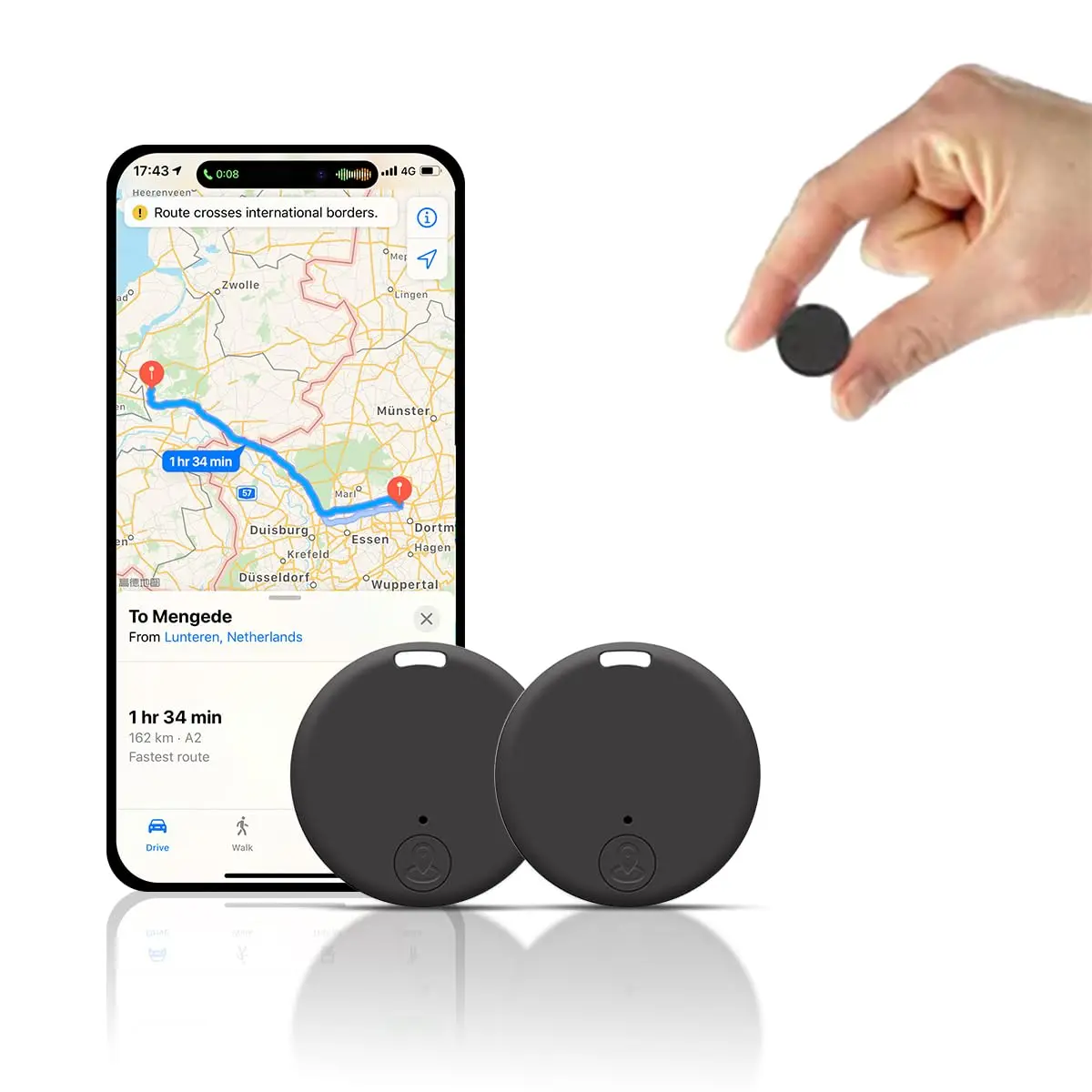 2pcs Car Vehicle Tracking Anti-Lost Locator Mini GPS Tracker for Vehicles Locator Tracker for Tracking System