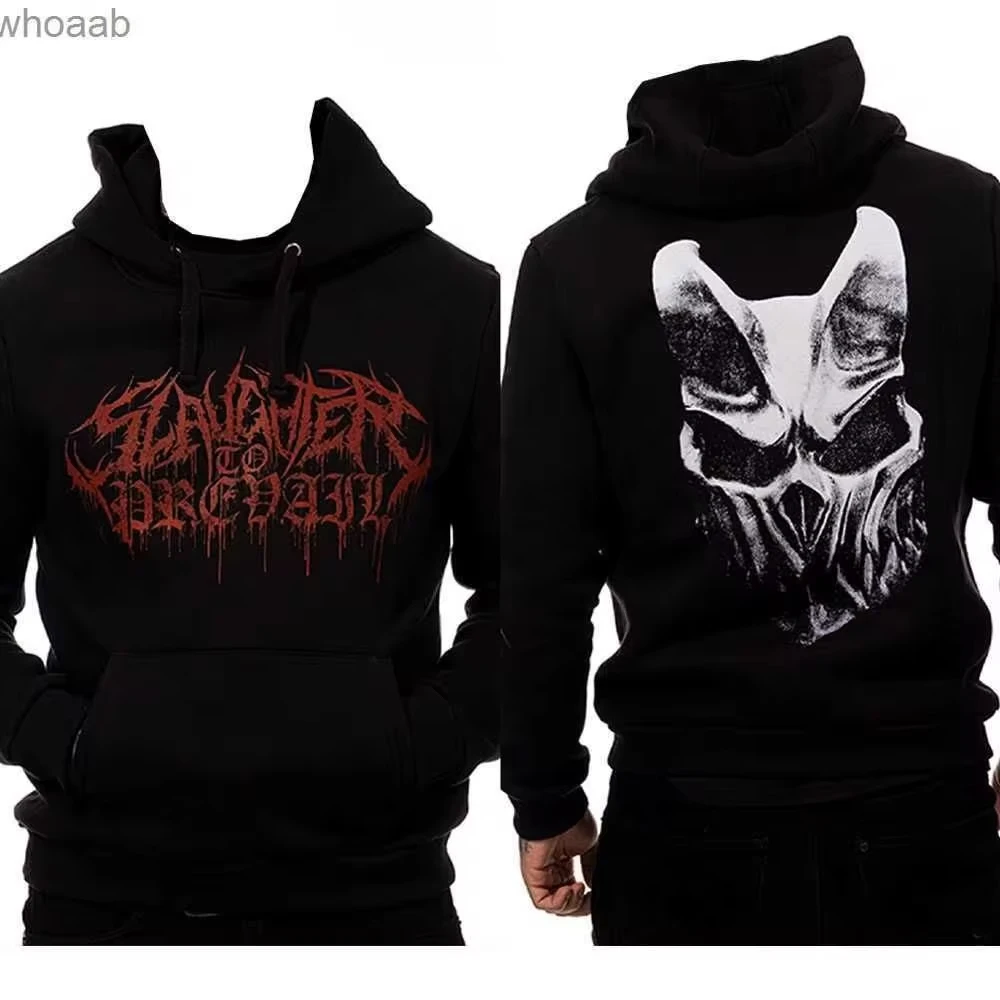 

Men's Hoodie Sweatshirt SLAUGHTER TO PREVAIL Russian Rock Heavy Spirit Top Harajuku Street Oversized Hoodie