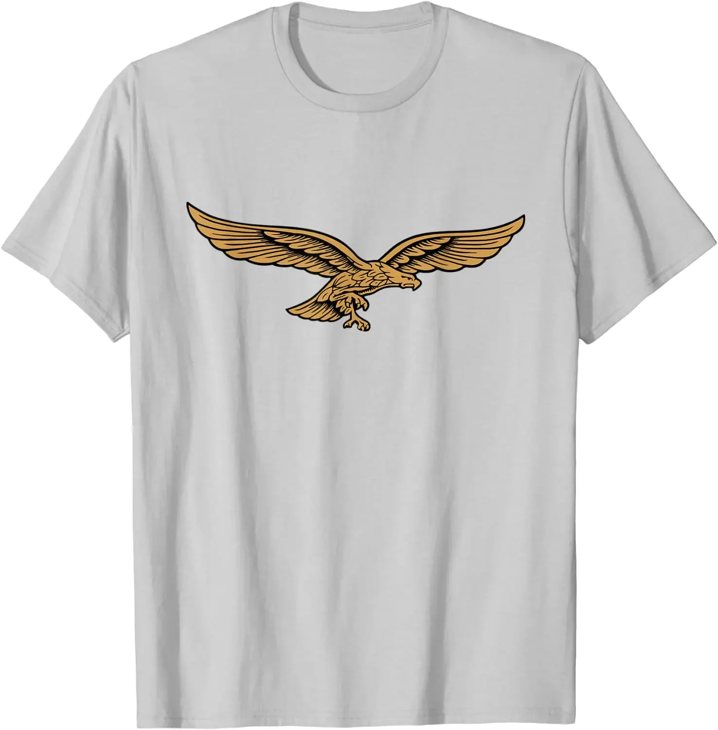 German Air Force Eagle Emblem Luftwaffe  T-Shirt. Premium Cotton Short Sleeve O-Neck MensI Love My Cougar Girlfriend T Shirts