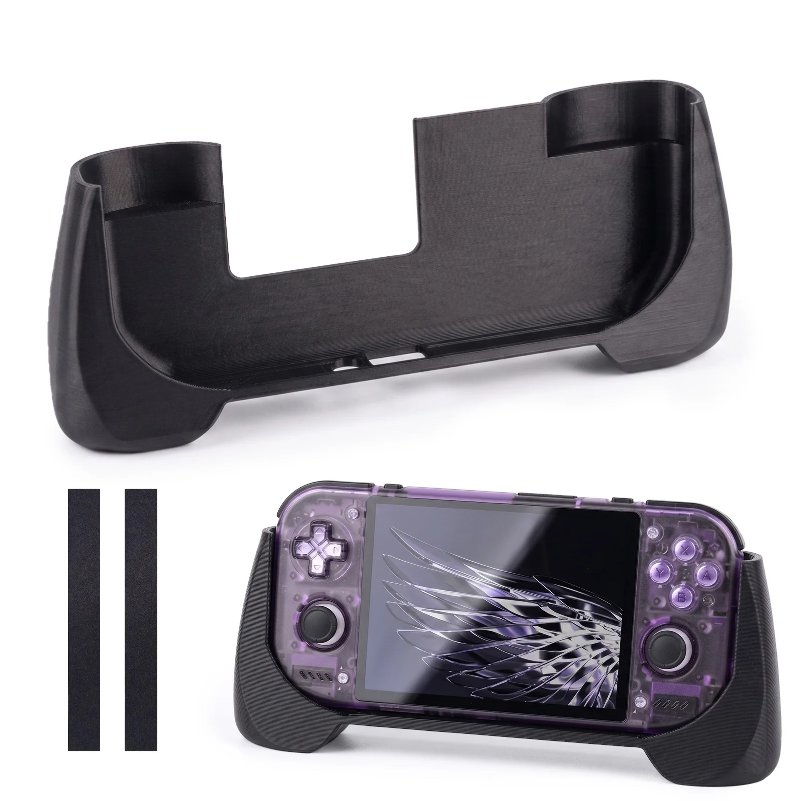 Grip Case for Retroid Pocket Nova Game Console, Comfortable Grip Handle Ergonomic Protective Cover Shockproof Shell Stand Holder