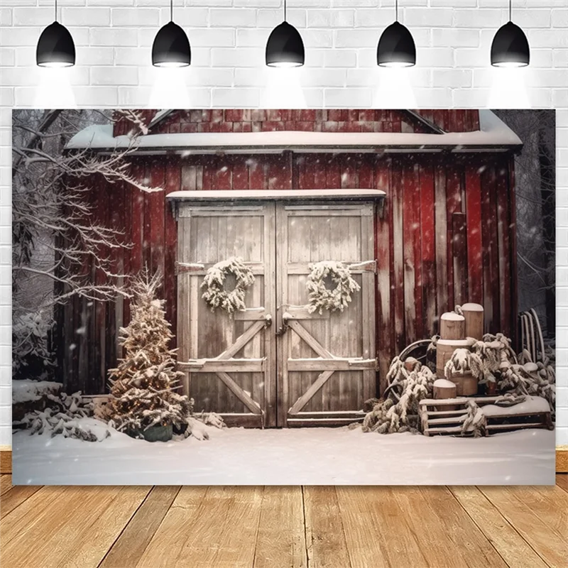 AA84 210Cm X 150Cm Children Christmas Photo Studio Background Cloth Christmas Photography Backdrops ,8339