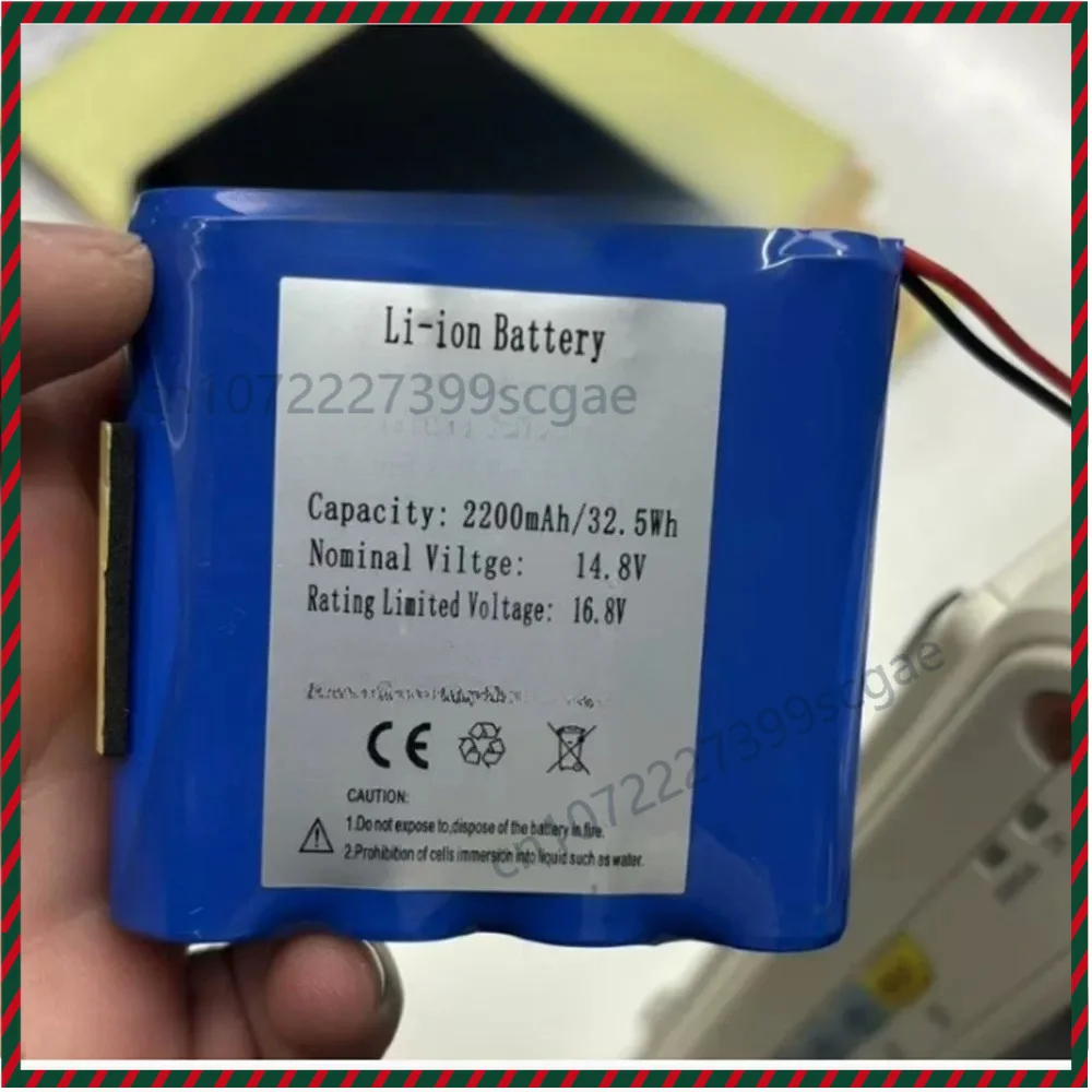 Rechargeable Replacement Battery 14.8V 2200mAh ICR18650 For Huateng H8 Patient Monitor