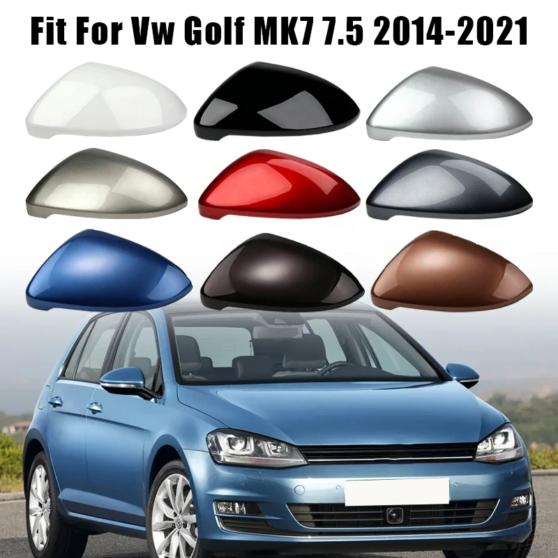 

Car Accessories Cover Mirror Rearview Mirror Housing For Vw Golf7 MK7 7.5 2014 2015 2016 2017 2018 - 2021 Replace Mirror Housing