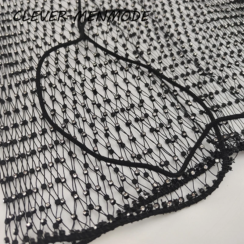 شورت بوكسر رجالي مثير لامع بالماس ، سراويل شبكية شفافة مثيرة ، ملابس نادي المسرح ، ملابس داخلية جنسية ، سيسي #5