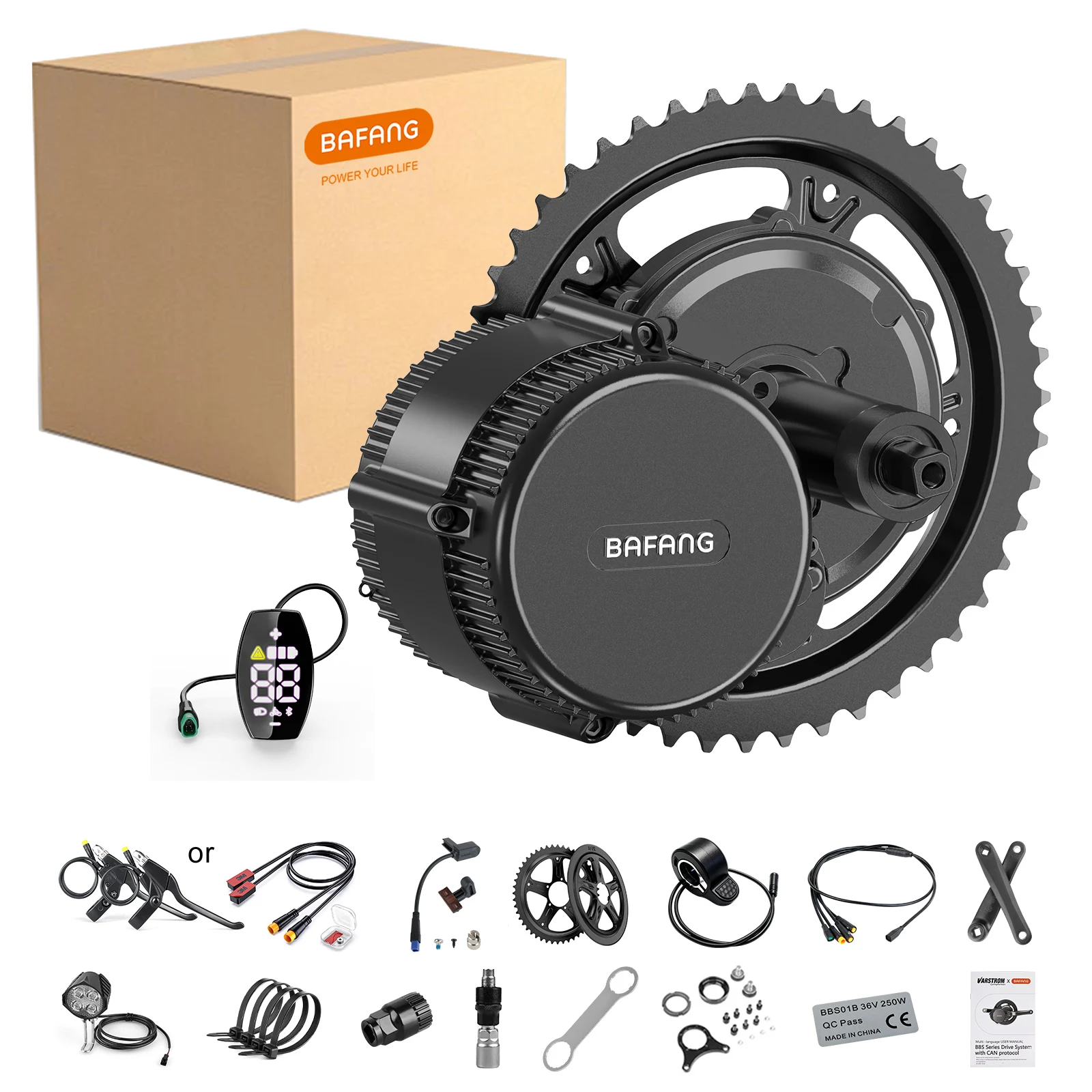 Bafang Bbs02B 48V 750W Mid Drive Kit - Bafang CAN 750W Mid Drive Motor