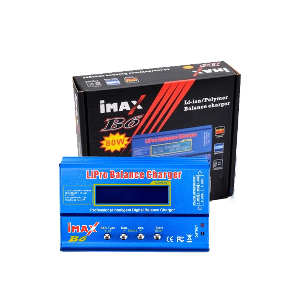 LCD Screen Digital  iMAX B6 RC Lipo NiMh Battery Balance Charger Discharger