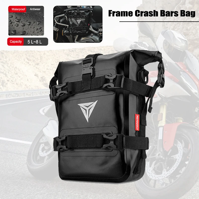 

For BMW F900R F900XR F 900R F900 F 900XR 2020 2021 2022 Motorcycle Crash Bars Waterproof Bag Bumper Repair Tool Placement Bag