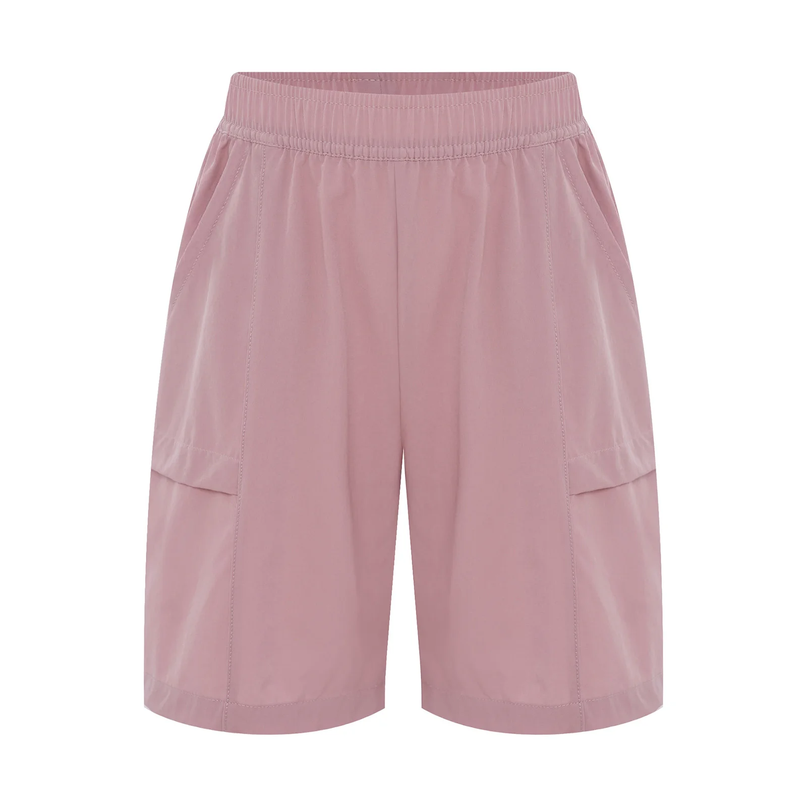 

Kids Boys Girls Shorts Quick-Drying Elastic Waistband Loose Cargo Pants with Pockets for Tennis Badminton Training Athletic Wear