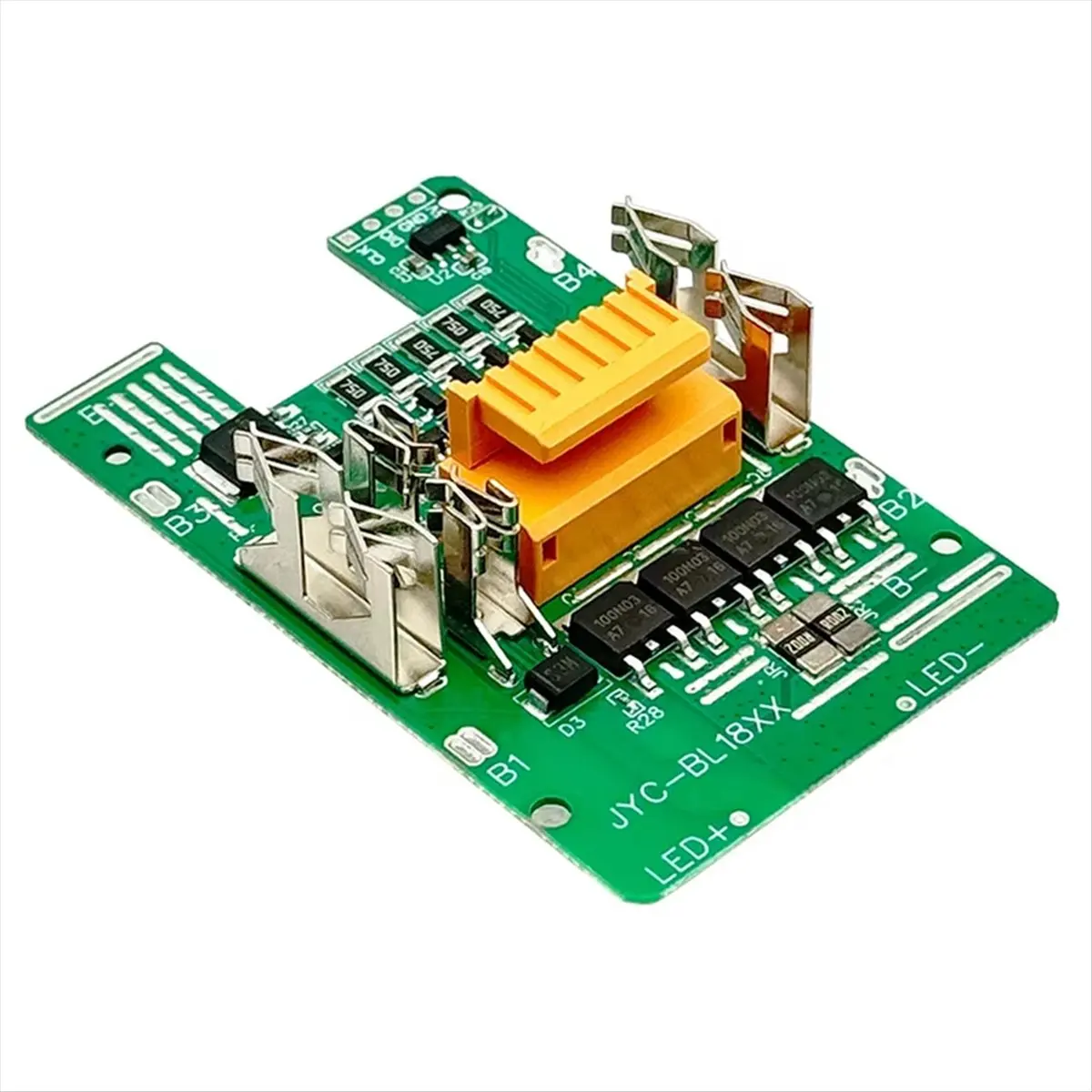 A45M BL1890B علبة بطارية ليثيوم PCB شحن التوازن لوح حماية شل ل 18 فولت BL1860 9.0Ah مؤشر LED