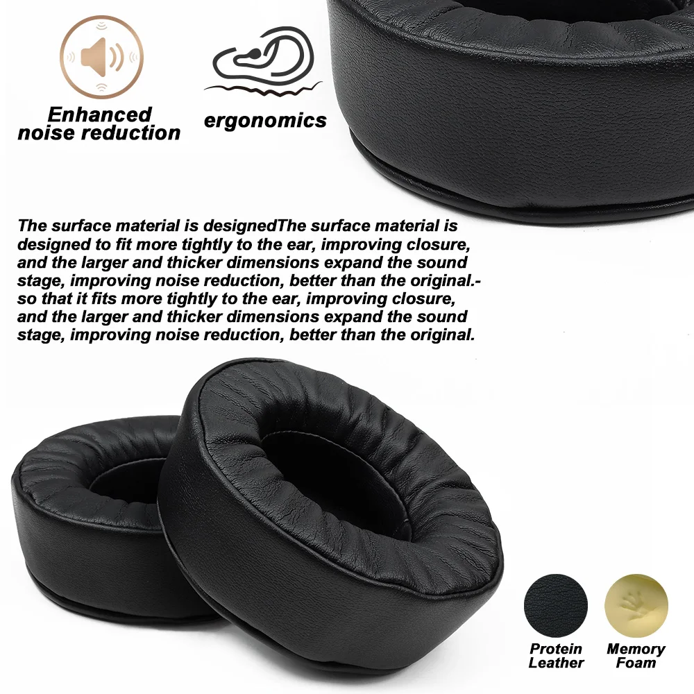 Earphones Accessories 10CM 100mm thicken Headphone Ear Cushions Replacement Earpads Cover Mesh Leather Covers Sponge Accessories