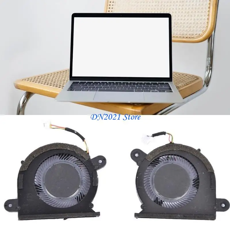 F3KE Laptop CPU GPU Cooling Fan Cooling Cooler for XPS 2020 13 9300 9310 0WX28K 0FRK0V Cooling Radiators High Speed Fan