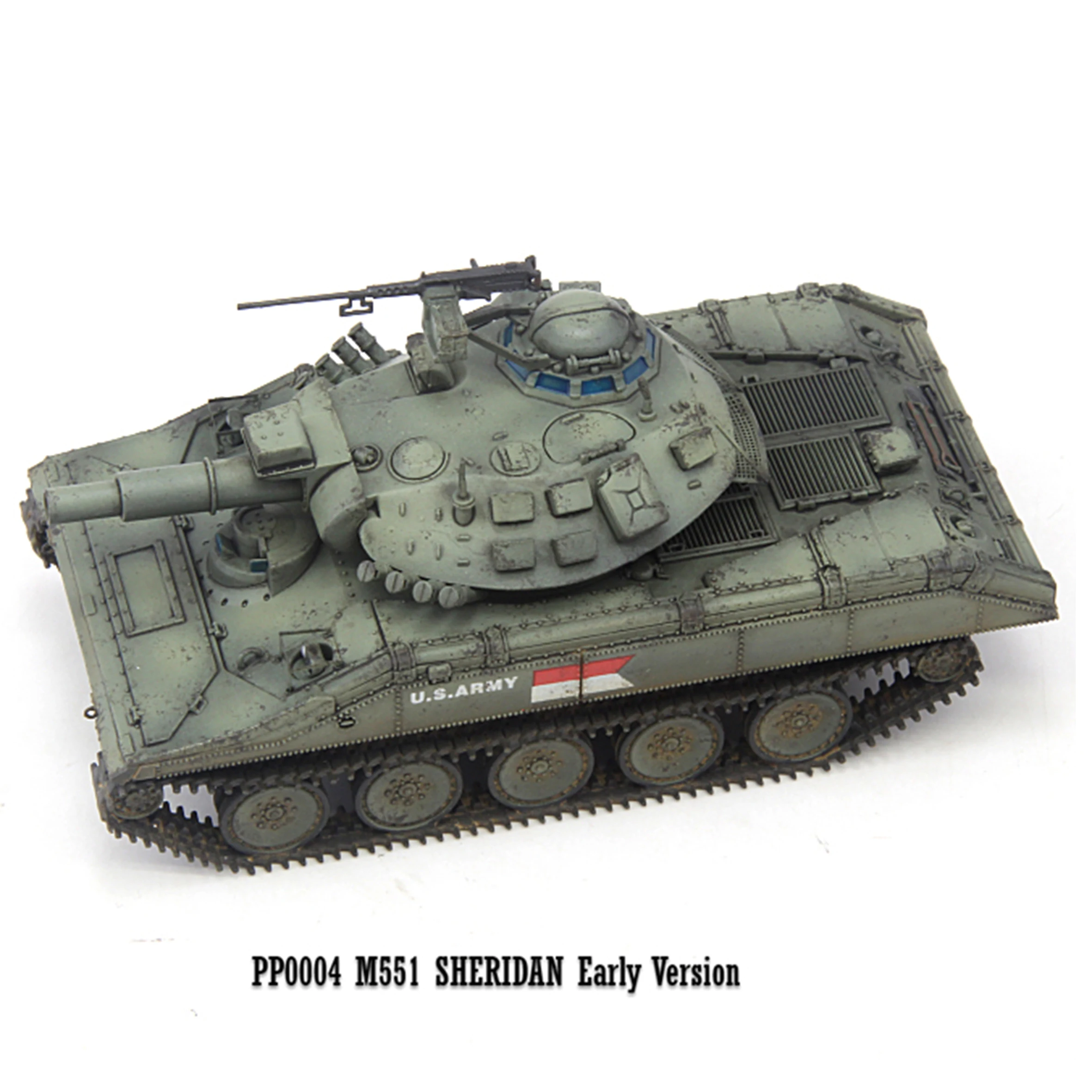 

1: 72 PP0004 M551 American Sheridan Tank Model Early Type Finished product collection model ornaments