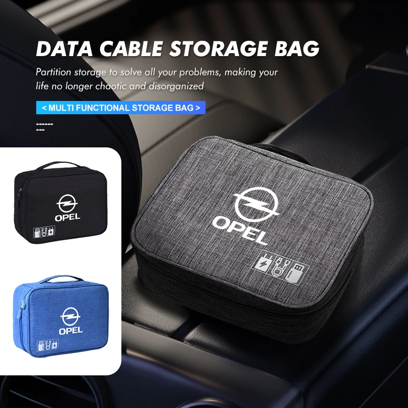Автомобильная Многофункциональная портативная складная сумка для хранения в багажнике для Opel Insignia Corsa Zafira Mokka Grandland Antara Ampera