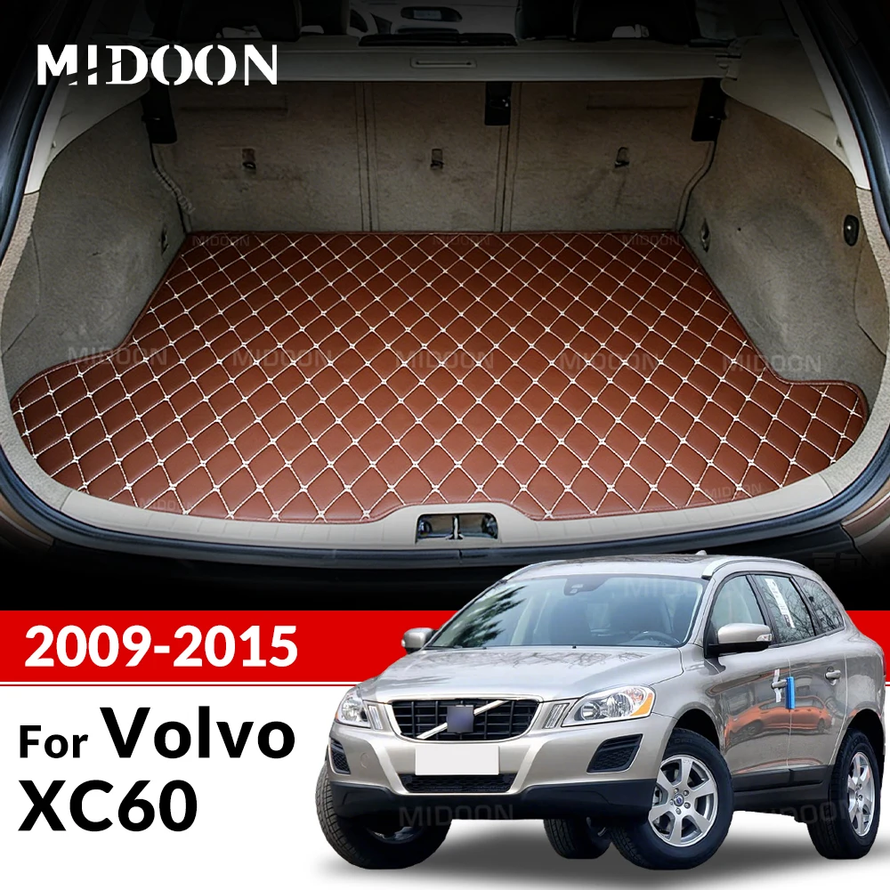 Kofferraummatte für Volvo XC60 2009 2010 2011 2012 2013 2014 2015 Laderaumauskleidung Teppich Innenausstattung Zubehör Abdeckung