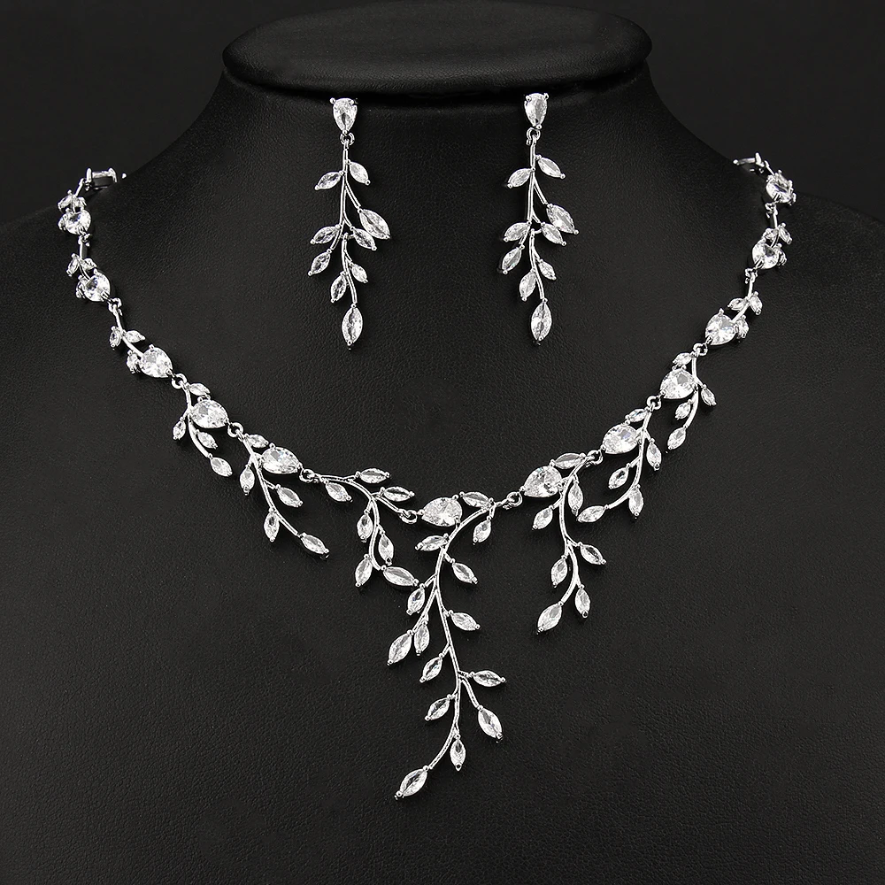 Emmaya New Arrival Simplicity Style Branch Shape Design Elegant Jewelry Set For Women&Girls Fashion Banquet Fashion Statement