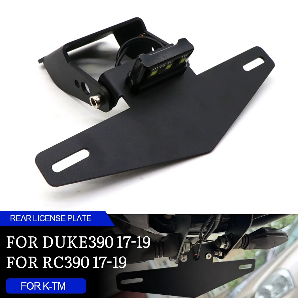 

Motorcycle Rear License Plate Tail Frame Holder Bracket For K-TM RC390 DUKE390 DUKE 390 2017 2018 2019