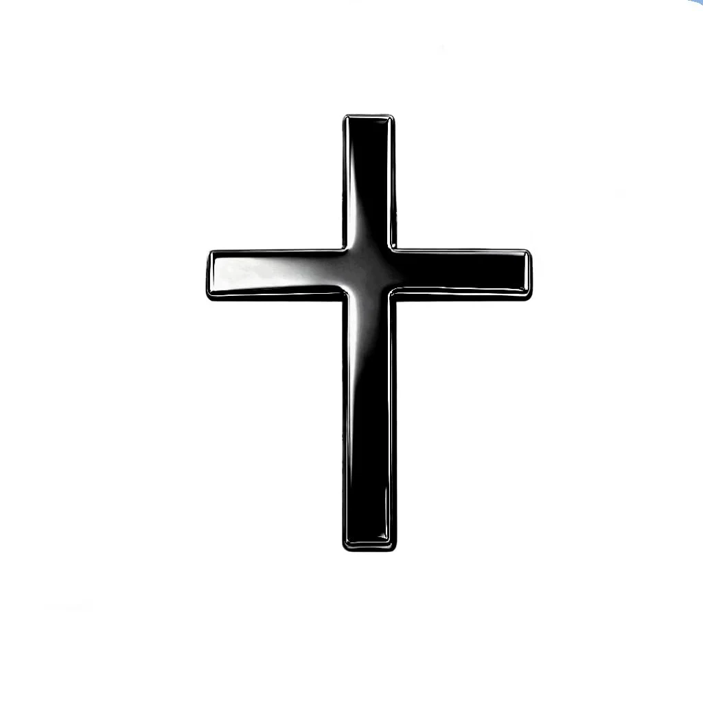 Auto Emblem Badge Metal Metal Cross Auto Emblem 3d Cross Sticker Decorative Car Sticker Emblem For Trucks Tail Fender