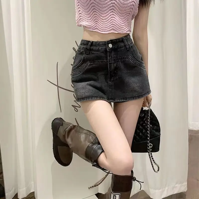 Outdoor Open Crotch Sex Pants, Exotic Hotpants Women Skirt Summer Shorts Peach Hip Yoga Mini Skirts Y2k Couple Casual Streetwear
