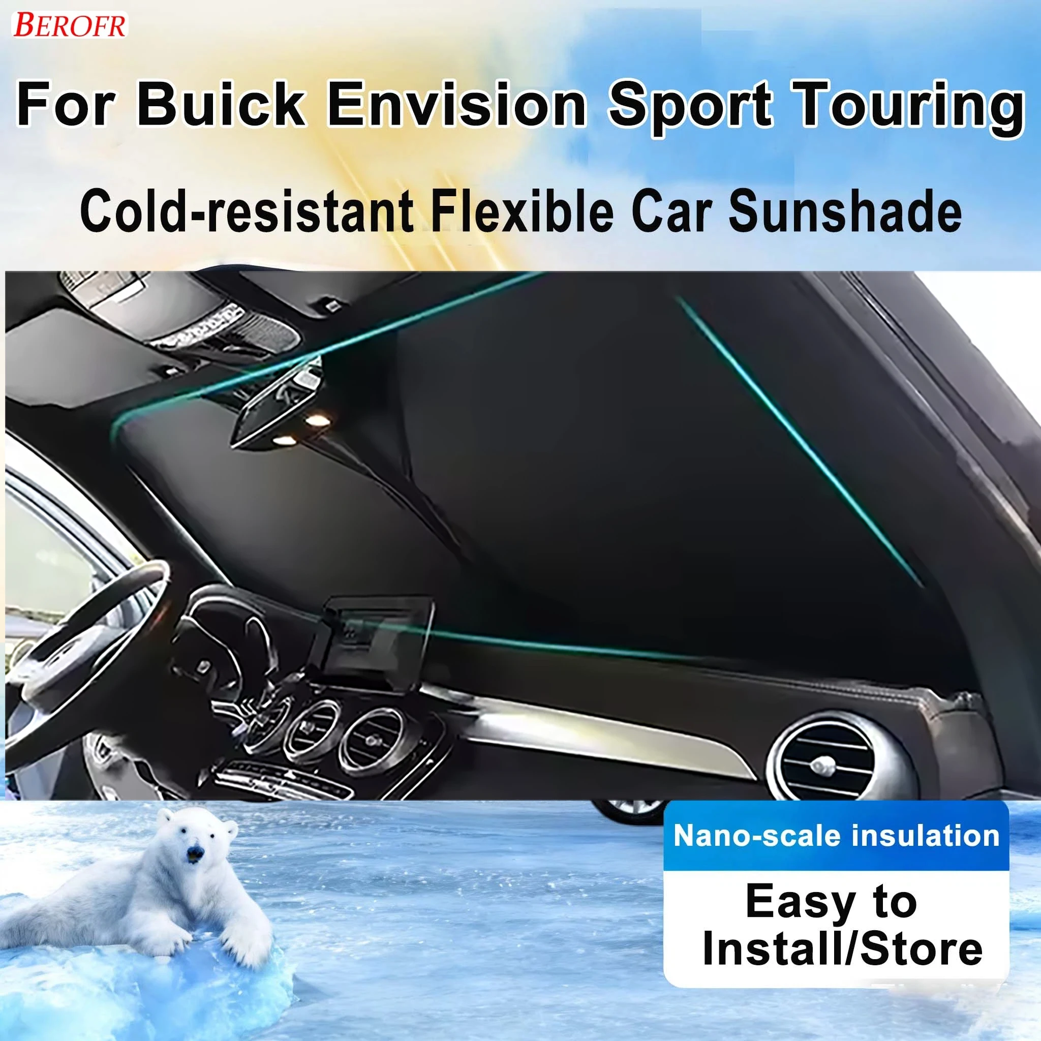 

For Buick Envision Sport Touring 2024-2026 Car Windshield Sunshade Sun Shade Heat Insulation Auto Accessories