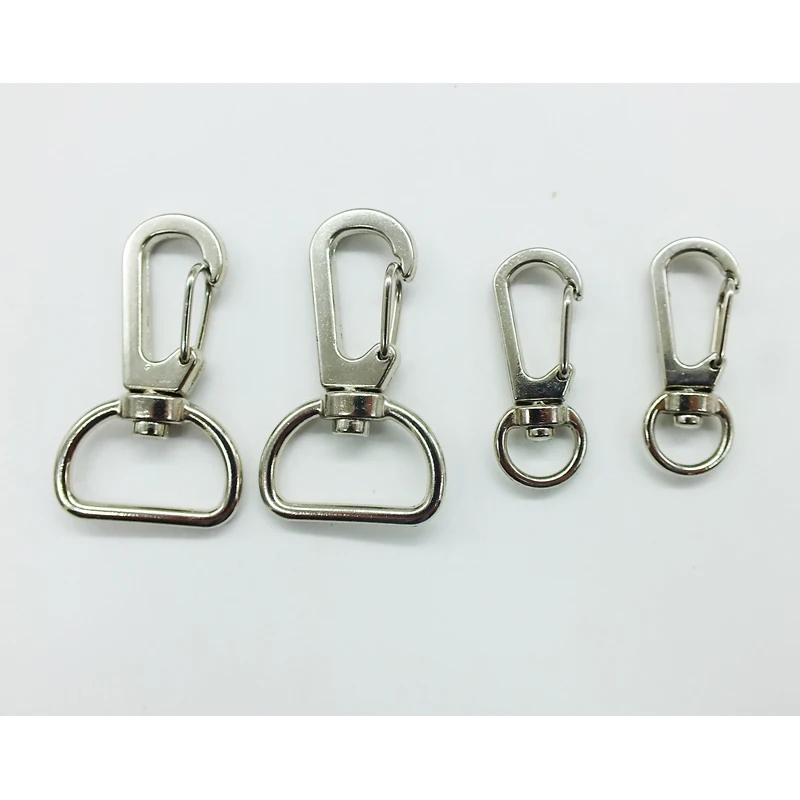 

100PCS/lot 32mm / 42mm Xu black Alloy Swivel Clasps Snap Key Hooks DIY Key Chain Ring