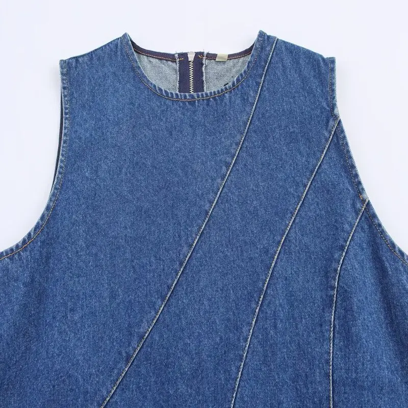 Herfst 2025 Dames Design Sense Sed Svel Denim Dr Casual Overige Materiaal00% Damesrok Europese Sle No Sve