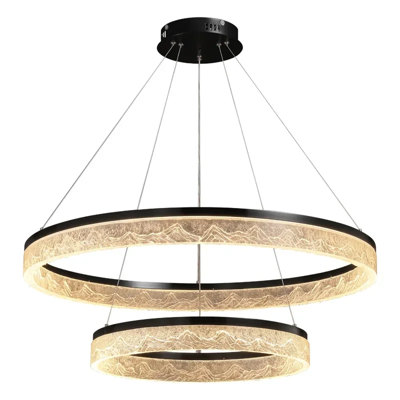 

Italian minimalist living room chandelier, light luxury, art mountain bedroom hall main light