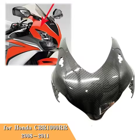 Motorcycle Front Upper Cowl Headlight Fairing Cover for Honda CBR1000RR cbr 1000rr 2008–2011