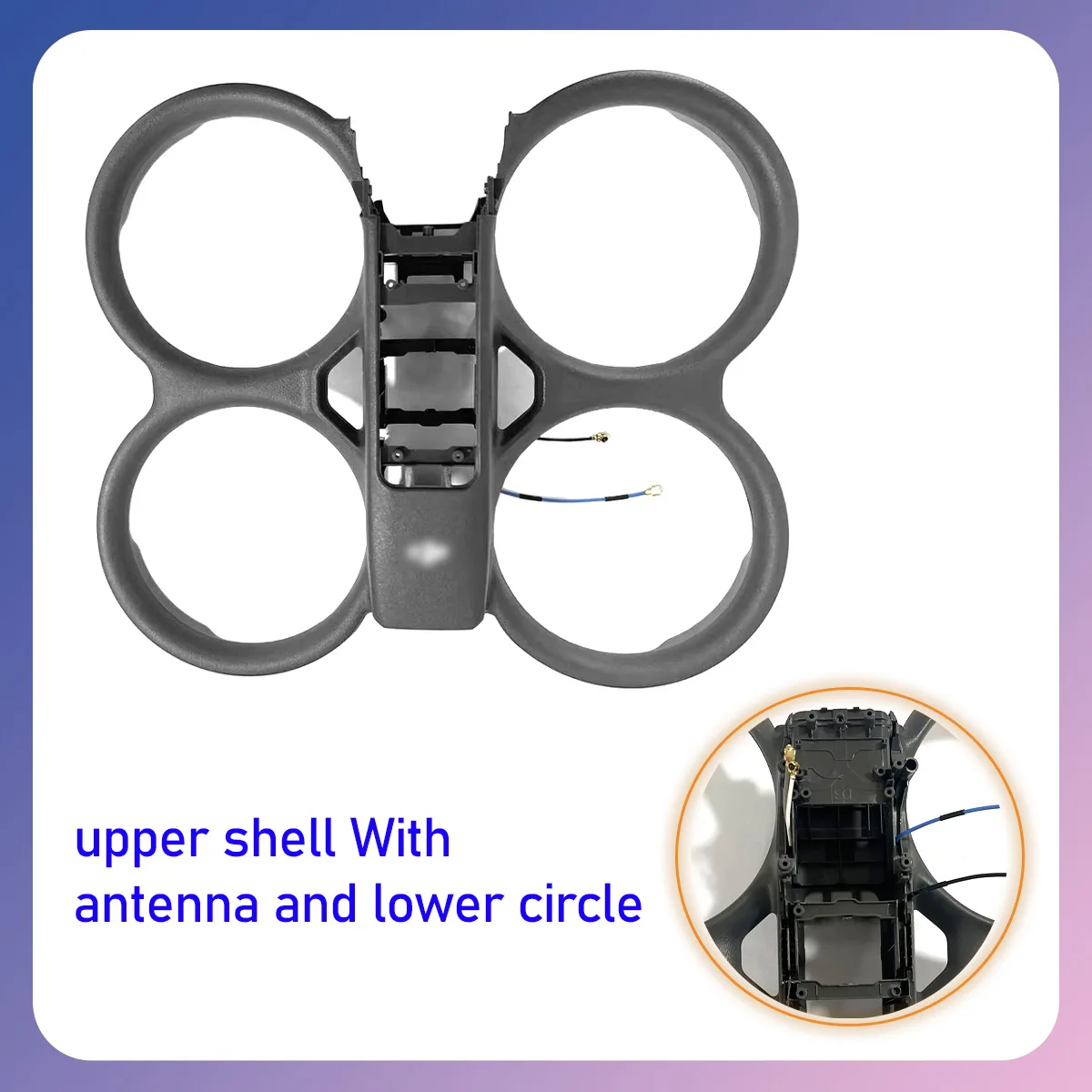 Original-Ober- und Unterschalen des Avata2-Körpers mit Kabel-Unterschale-Schutzabdeckung, geeignet für DJI Avata2-Wartungsteile