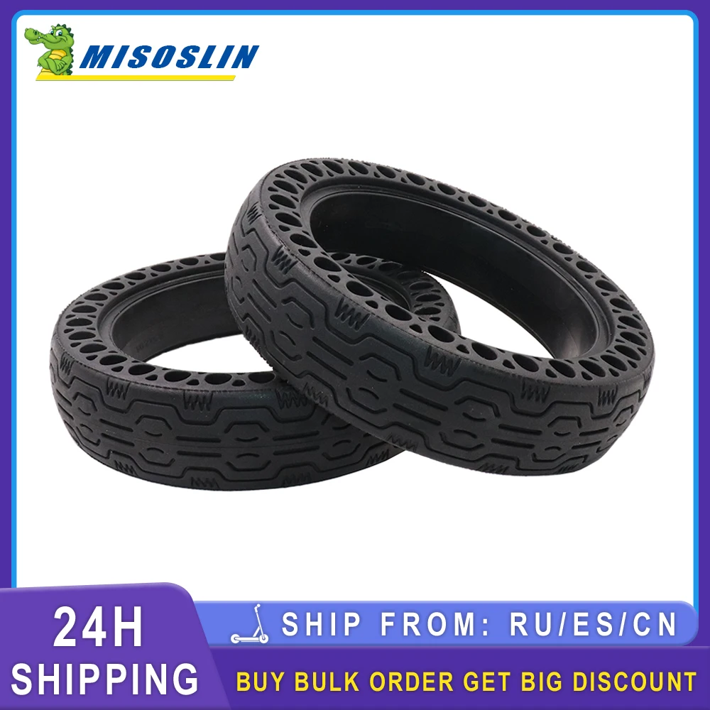 8.5 inch For Xiaomi M365 Tyre Solid Hole Tire Electric Scooter Durable Non-Pneumatic Tyre Rubber Explosion-Proof Wheel Parts