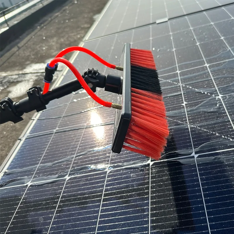 Umweltfreundliche Solarpanel-Bürstenreinigung, Aluminium-Wasserstromversorgungsstange