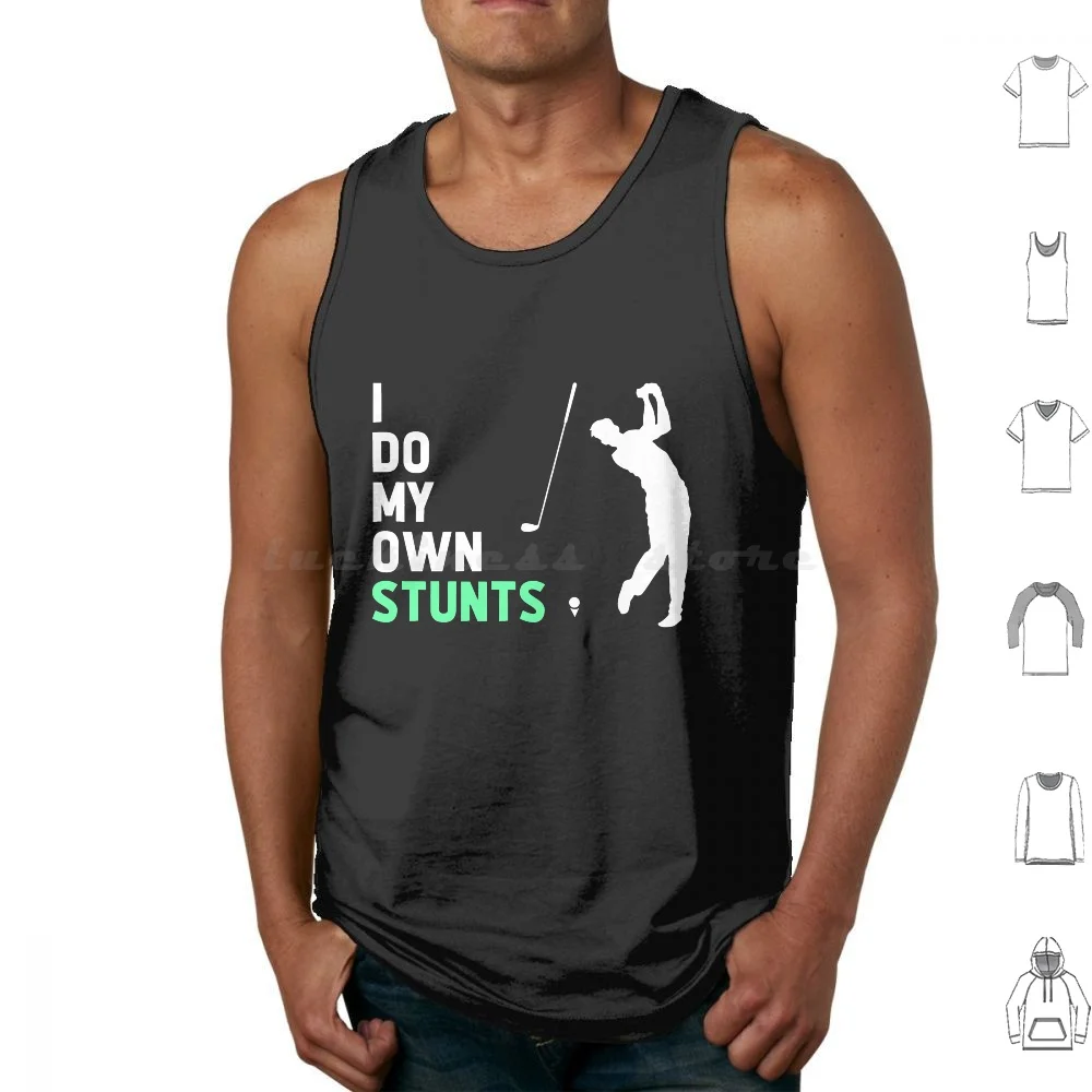 Golfer Stunts Tank Tops Vest Sleeveless Golf Golfer For Golfers Golf Addict Golf Player Love Golf Funny Design Golf Stunts