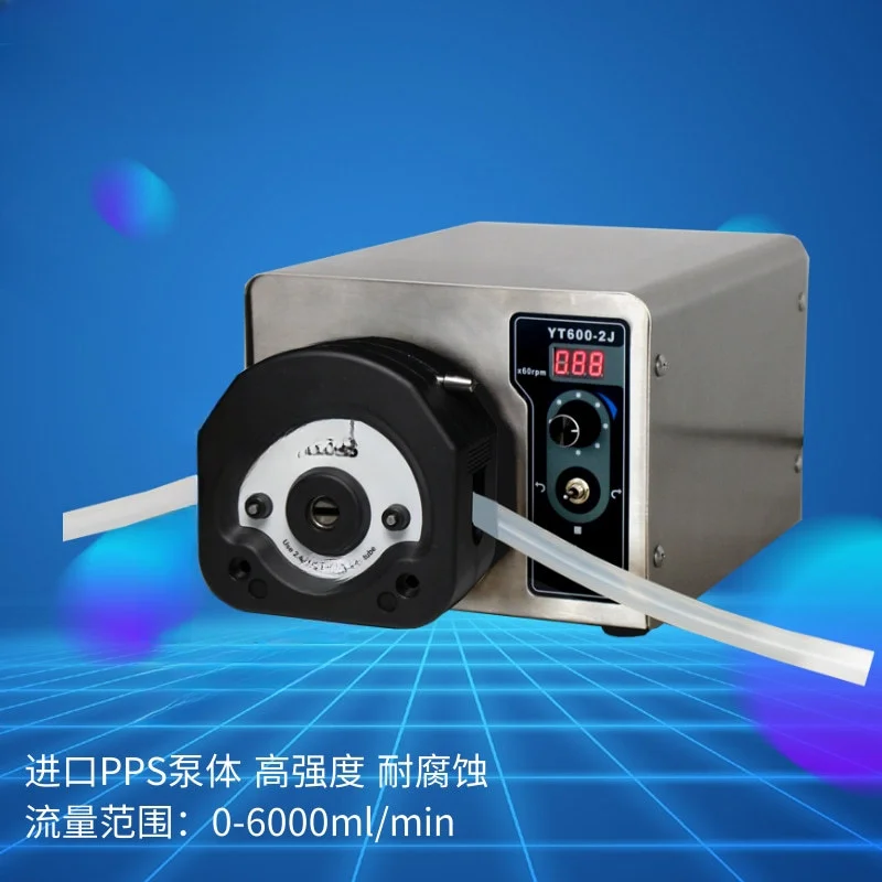 

For Peristaltic Pump YT600-2J Industrial Large Flow Experimental Chemical Pharmaceutical Flow Type High Precision